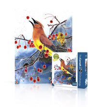 Load image into Gallery viewer, CEDAR WAXWING MINI PUZZLE