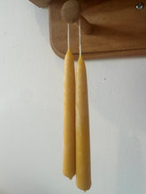 Load image into Gallery viewer, 100% Pure Beeswax Candles by Elan- 6" Taper Hand-Dipped in Weston, CT