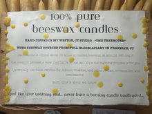 Load image into Gallery viewer, 100% Pure Beeswax Candles by Elan- 6" Taper Hand-Dipped in Weston, CT