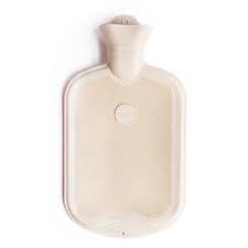 Sänger Rubber Hot Water Bottle - Made in Germany - 2 Litres (White)