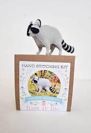 DelilahIris Designs: DIY Craft Kit Felt Raccoon Sewing Kit