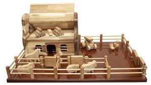 QToysUSA: Wooden Farm Barn
