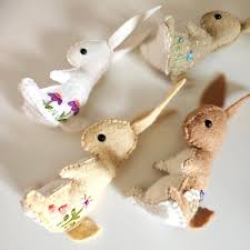 DelilahIris Designs: DIY Embroidered Felt Bunny Craft Kit - Hand Sewing Project