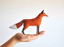 Load image into Gallery viewer, DelilahIris Designs: Felt Fox Stuffed Animal DIY Craft Sewing Kit - Unique Gift!