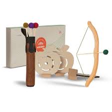Children's Archery Set by Woodsy - Bow, Arrows, Quiver, and Targets