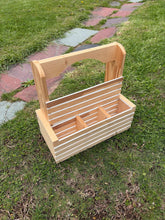 Load image into Gallery viewer, Handmade Wooden Picnic Holder