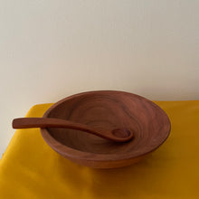 Load image into Gallery viewer, CHILD&#39;S BOWL AND SPOON SET, CHERRY WOOD