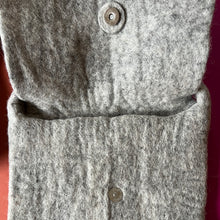 Load image into Gallery viewer, FRABJOUS FIBERS: Grey Multicolor Dots, Satchel Felt Bag